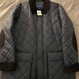 Cole Haan Men's Quilted Puffer Jacket - Dark Blue